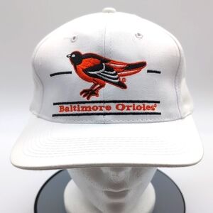 The Game| NWT Vintage MLB Baltimore Orioles White Sports Cap Snap Back